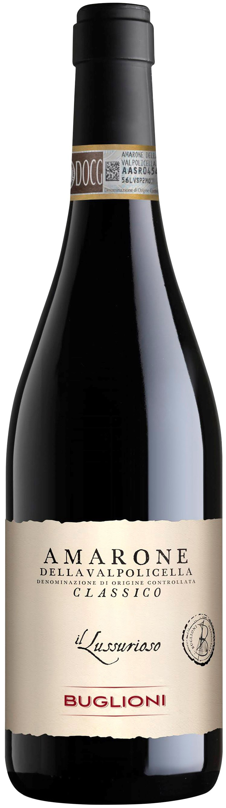 Buglioni Amarone della Valpolicella Il Lussurioso 2017 wine bottle