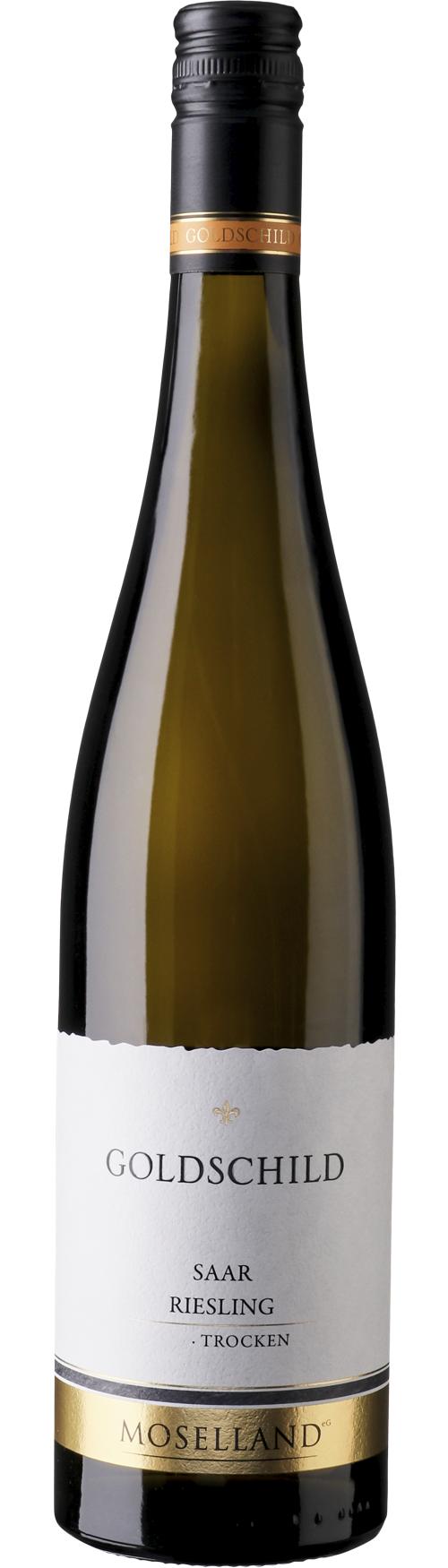 Moselland Goldschild Saar Riesling Trocken wine bottle