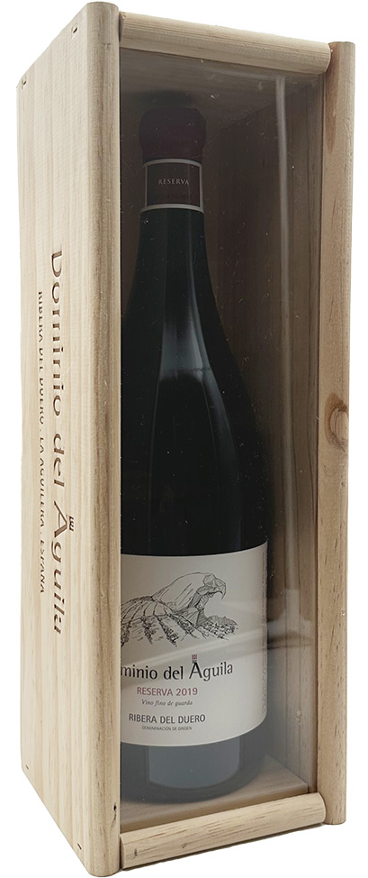 Dominio del Águila Reserva Ribera del Duero 2019 ØKO Magnum i trækasse wine bottle