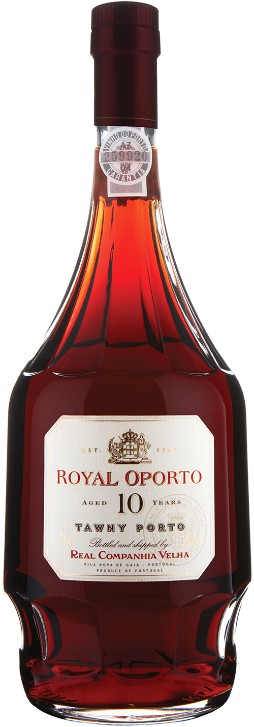 Royal Oporto 10 Year Old Tawny Port wine bottle