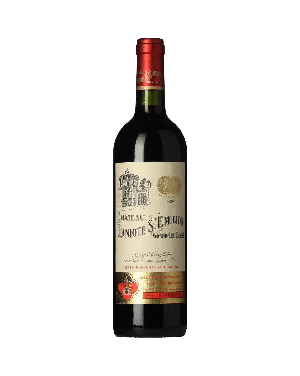 Chateau Laniote Saint-Emilion wine bottle