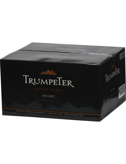 Rutini Trumpeter Malbec wine bottle