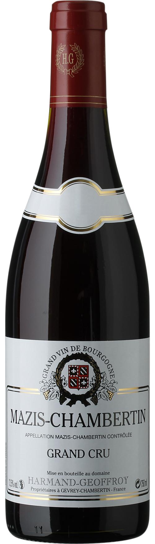 Domaine Harmand-Geoffroy Maziz-Chambertin Grand Cru wine bottle