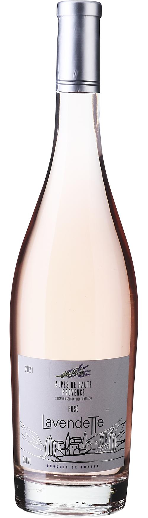 Lavendette Alpes de Haute Provence IGP Rosé wine bottle