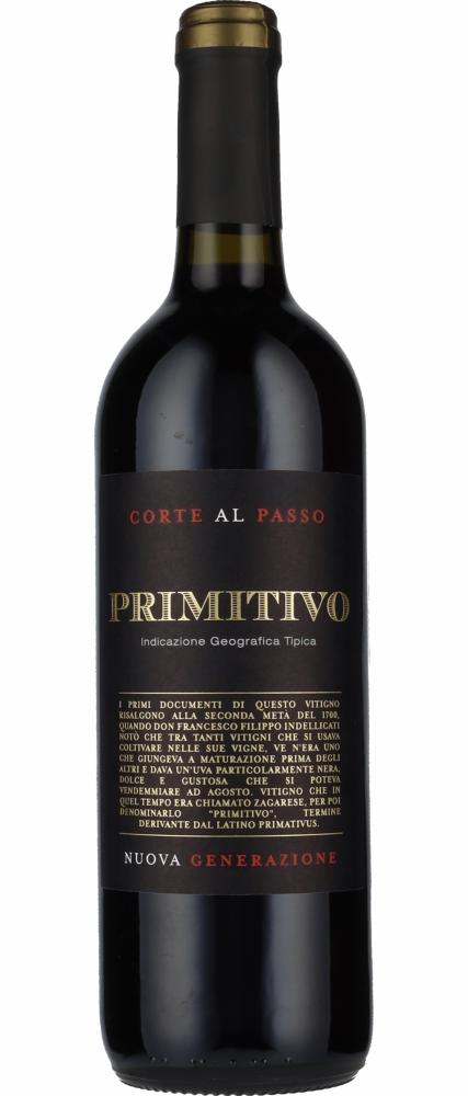 2021 Corte Al Passo Primitivo Nuova Generazione Puglia  wine bottle