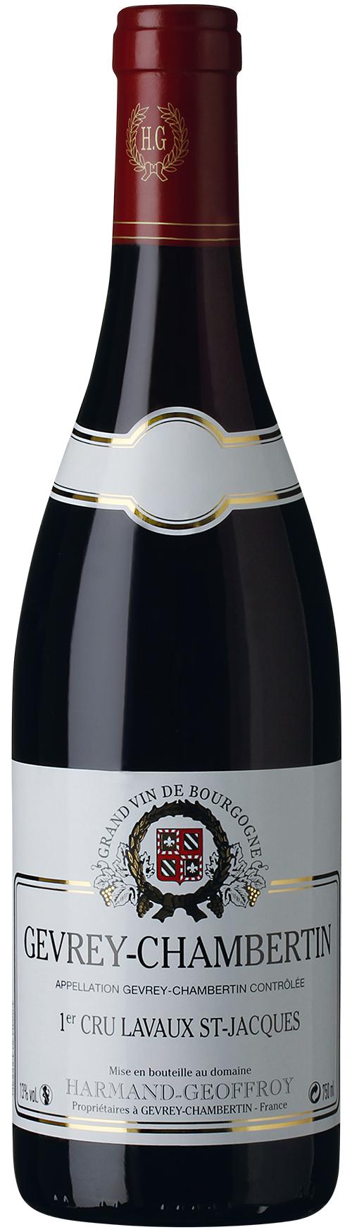 Domaine Harmand-Geoffroy Gevrey-Chambertin wine bottle