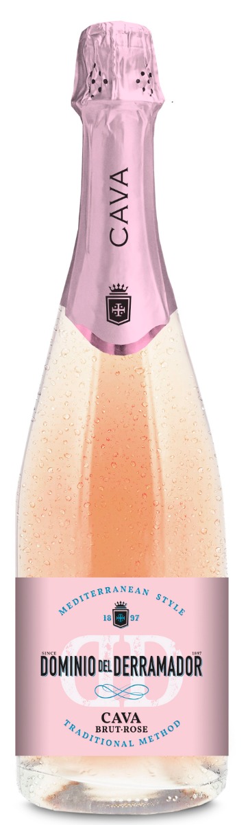 Torre Oria Cava Rose Dominio del Derramador wine bottle