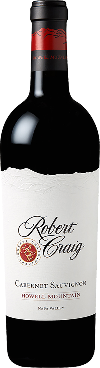 Robert Craig Howell Mountain Cabernet Sauvignon 2015 wine bottle
