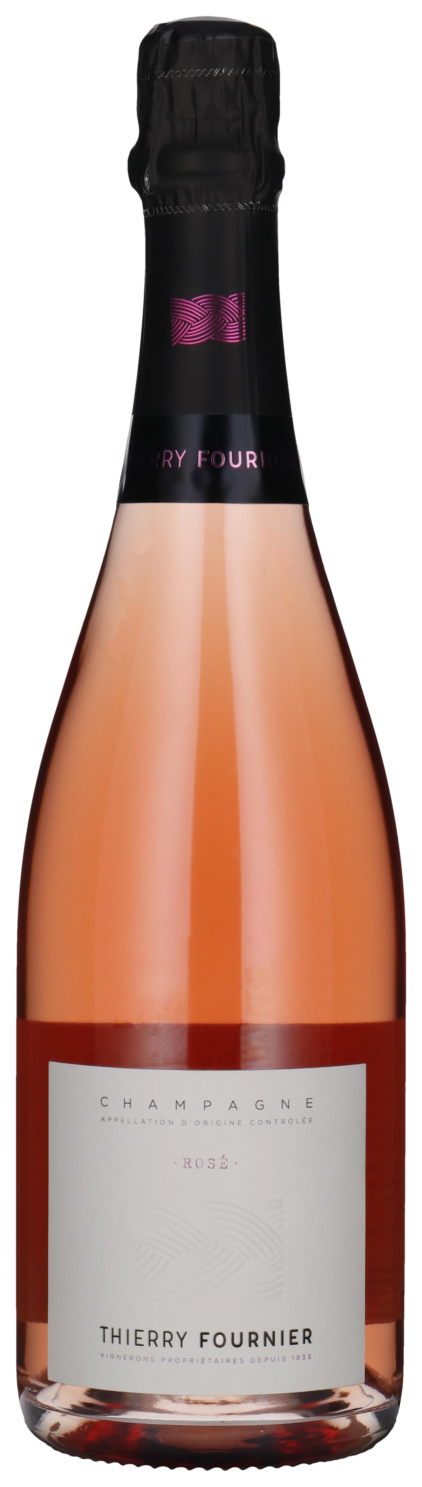 Rosé wine bottle