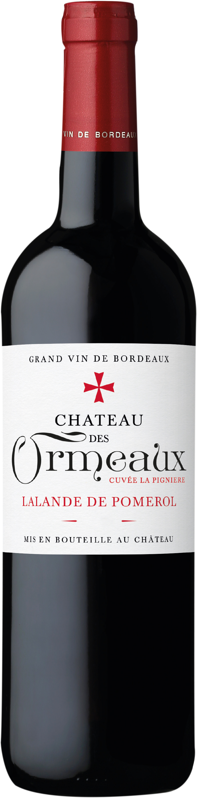 Château des Ormeaux Cuvée La Pignière Lalande-de-Pomerol 2018 wine bottle