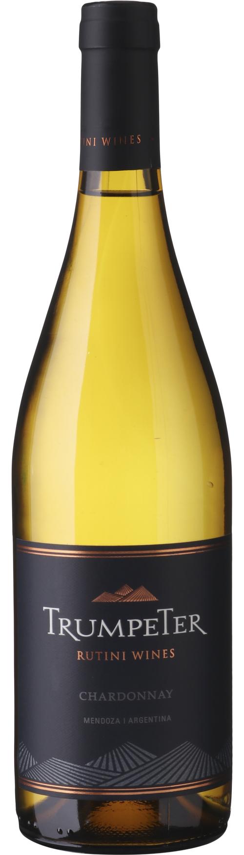 Rutini Trumpeter Chardonnay wine bottle