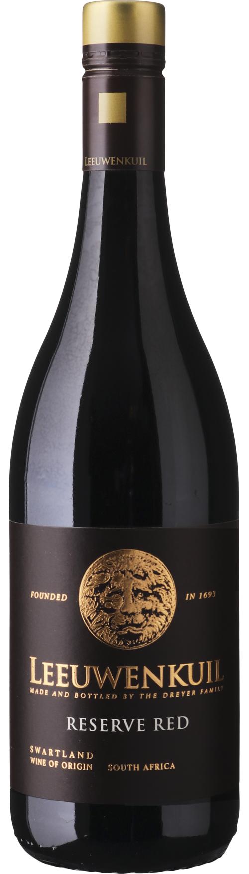 Leeuwenkuil Reserve Red wine bottle