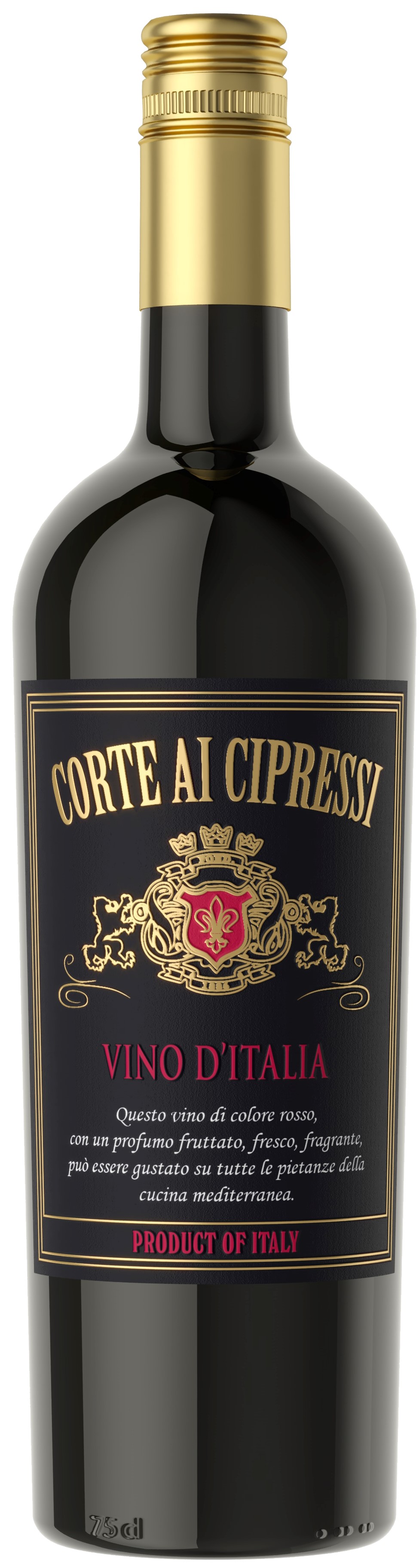 Corte Ai Cipressi wine bottle