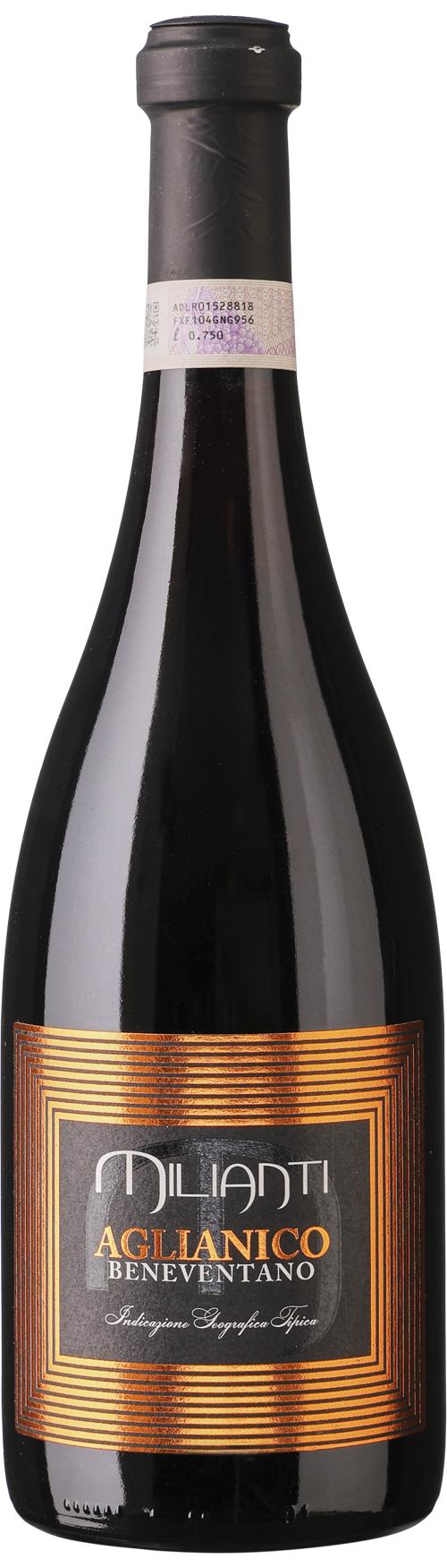 Milianti Aglianico Beneventano IGT wine bottle