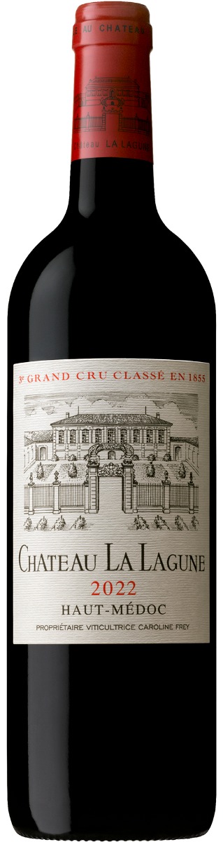 Chateau La Lagune 3. Cru Haut-Medoc 2022 ØKO i trækasse wine bottle