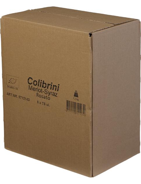 Colibrìni Merlot-Syrah Rosato wine bottle