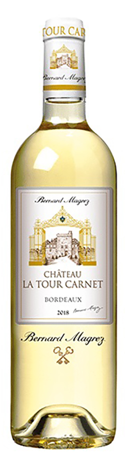 Chateau La Tour Carnet Bordeaux Blanc 2018 i trækasse wine bottle