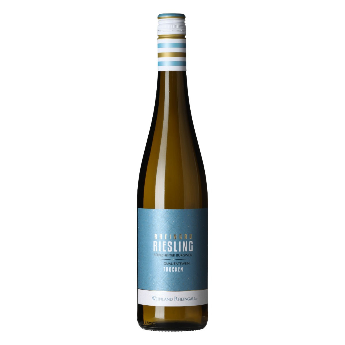 Weinland Rheingau Rüdesheimer Burgweg Riesling Trocken wine bottle