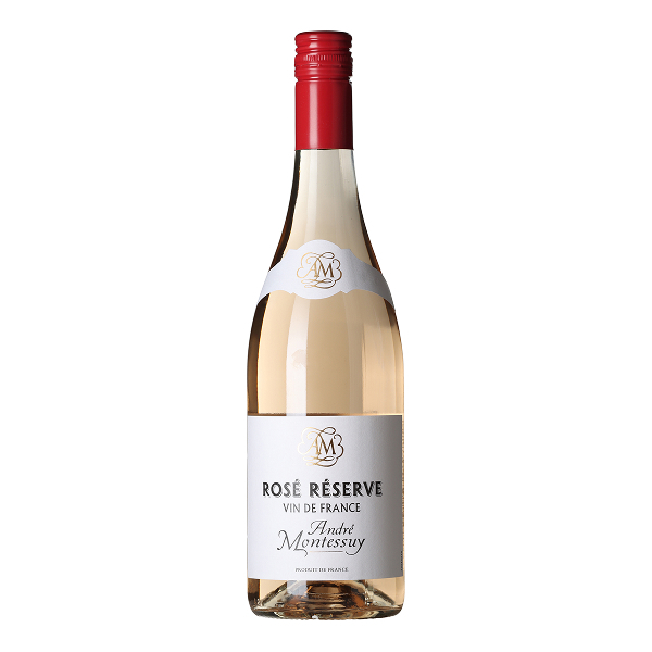 André Montessuy Rosé Reserve wine bottle