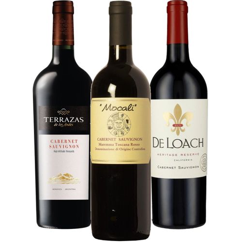 Smagekasse - Cabernet Sauvignon 3 flasker wine bottle