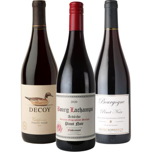 Smagekasse - Pinot Noir 3 flasker wine bottle