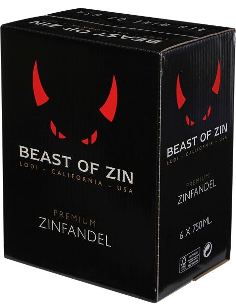 Beast of Zin wine bottle