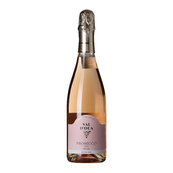 Val D'Oca Prosecco Rosé Extra Dry wine bottle