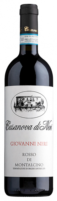 Casanova di Neri Rosso di Montalcino Giovanni Neri 2021 Magnum i trækasse wine bottle