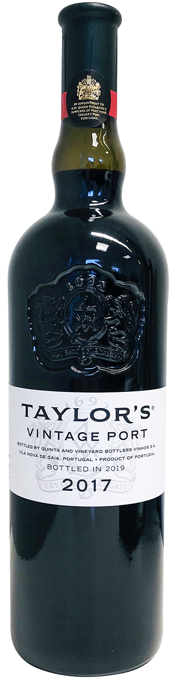 Taylor's Vintage Port 2017 wine bottle