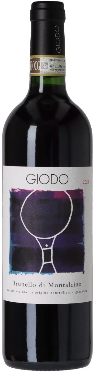 GIODO Brunello di Montalcino 2020 i trækasse wine bottle