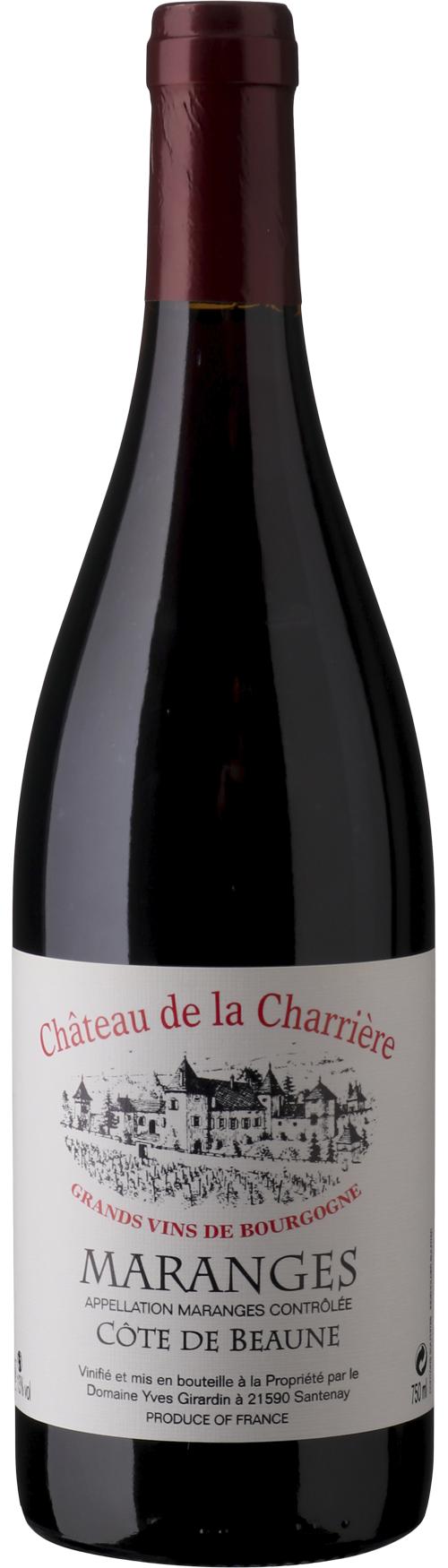 Château de la Charrière Maranges Côte de Beaune wine bottle
