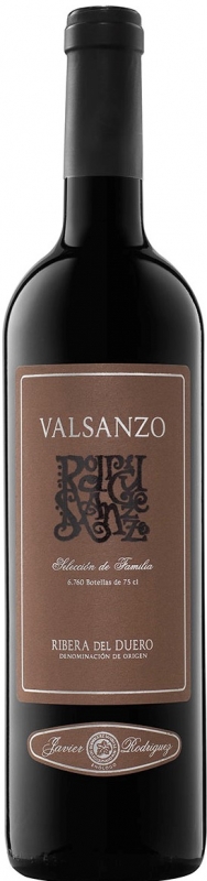Valsanzo Selección de Familia 2014, inkl GRATIS Menu Blade Decanting Pourer wine bottle
