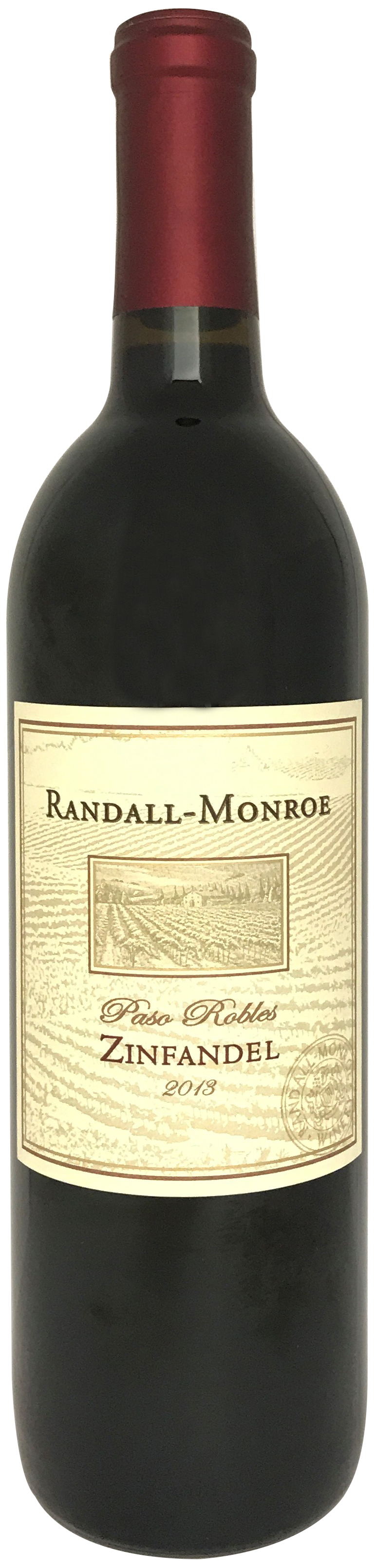 Randall-Monroe Zinfandel 16% 2013 wine bottle