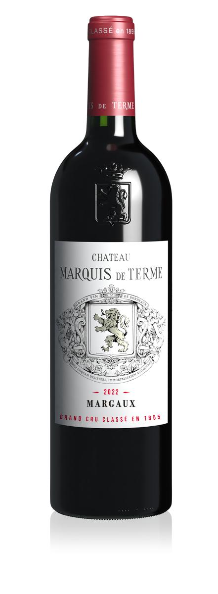 Château Marquis de Terme Margaux 4. Cru Classé 2022 i trækasse wine bottle