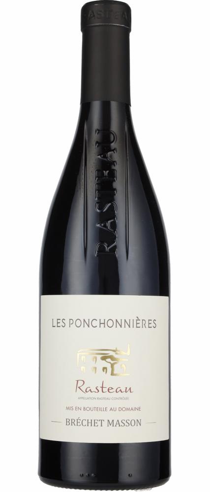 2023 Les Ponchonniêres Rasteau Domaine Bréchet Masson wine bottle