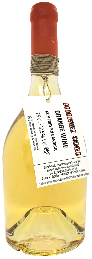 Rodriguez Sanzo Orange Wine Albillo 2018 i trækasse wine bottle