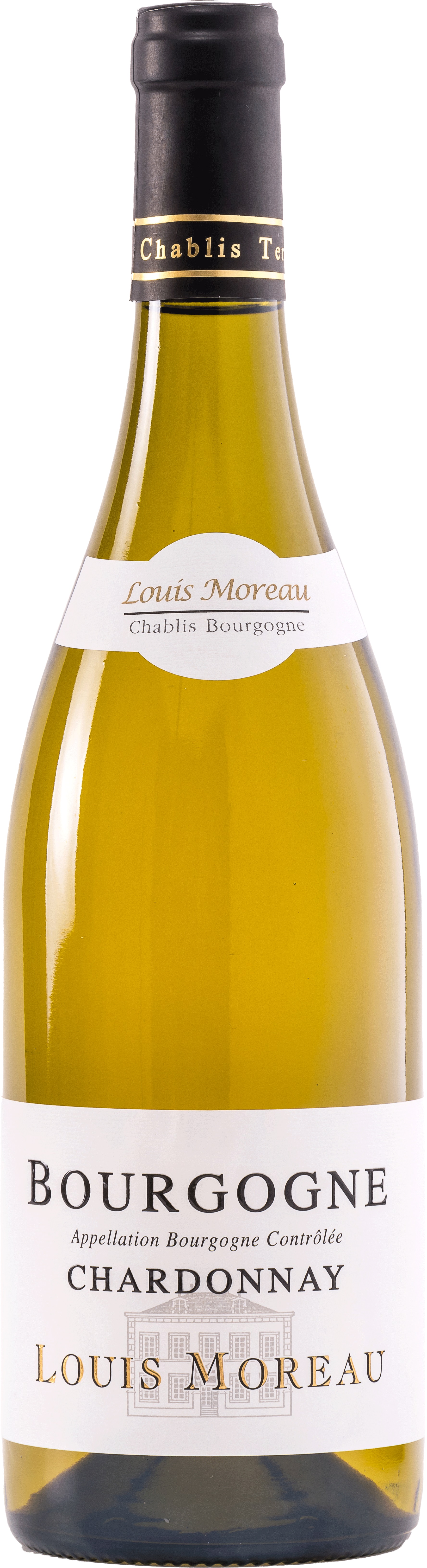 Louis Moreau Bourgogne Chardonnay 2016 wine bottle