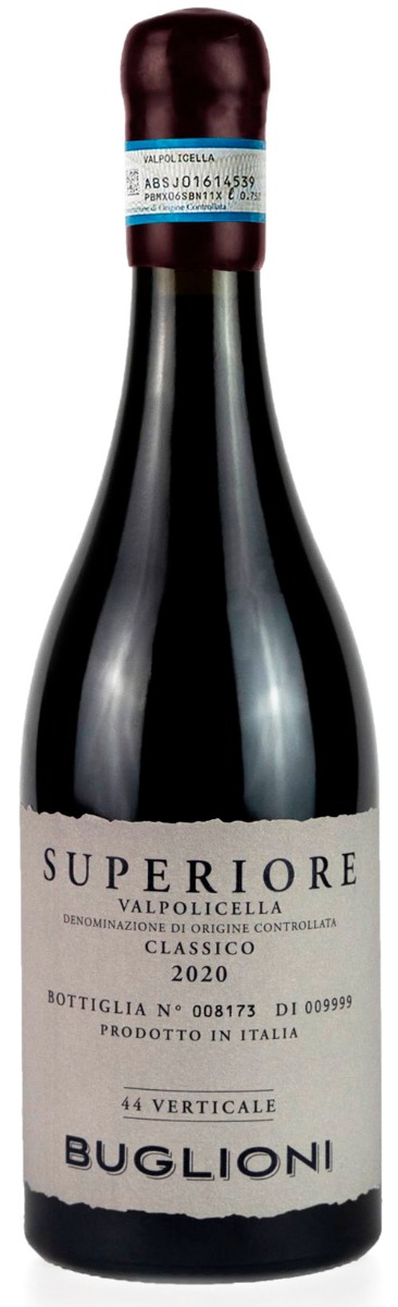 Buglioni Valpolicella Classico Superiore 44 Verticale 2020 ØKO wine bottle