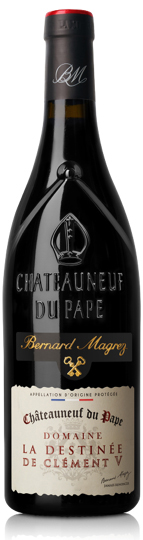 Bernard Magrez Châteauneuf-du-Pape La Destinee de Clement V 2017 wine bottle