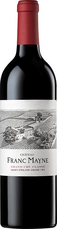Château Franc-Mayne Saint Emilion Grand Cru AOC wine bottle