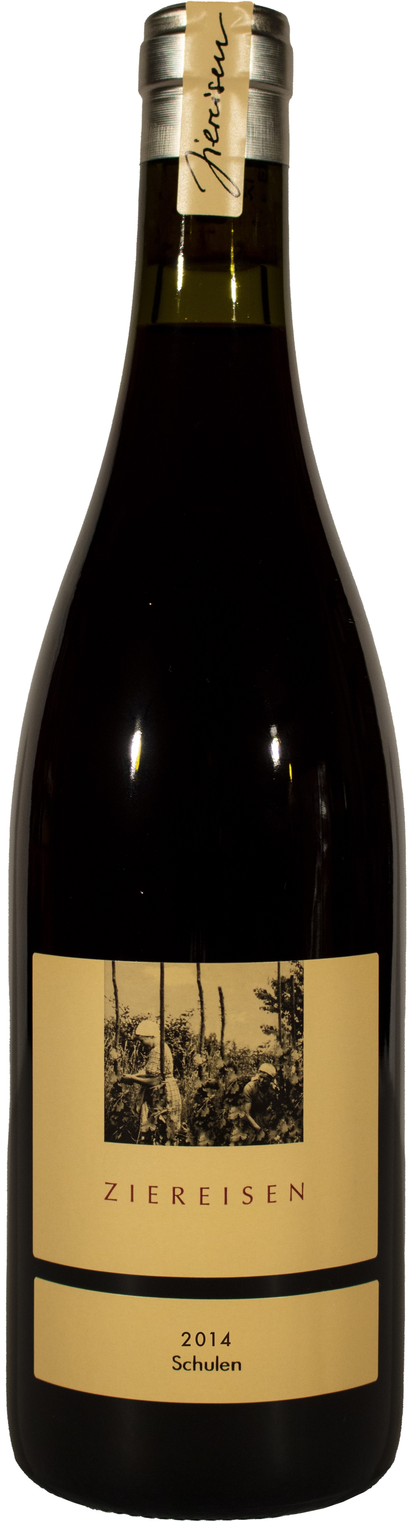 Weingut Ziereisen Schulen Blauer Spätburgunder Unfiltered 2014 wine bottle