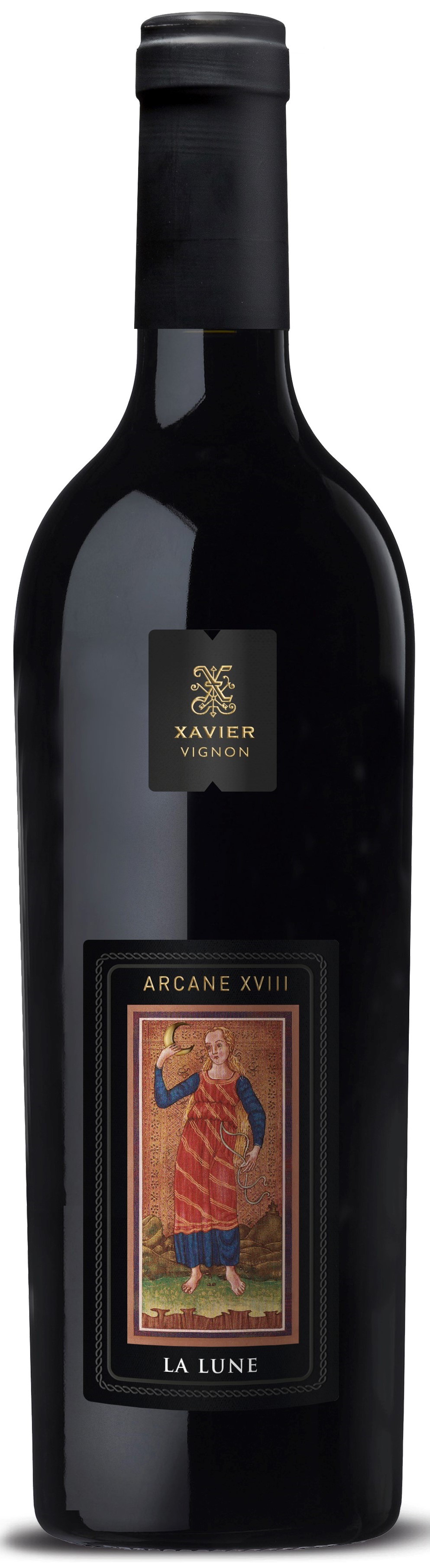 Xavier Arcane XVIII "La Lune" 2010 wine bottle