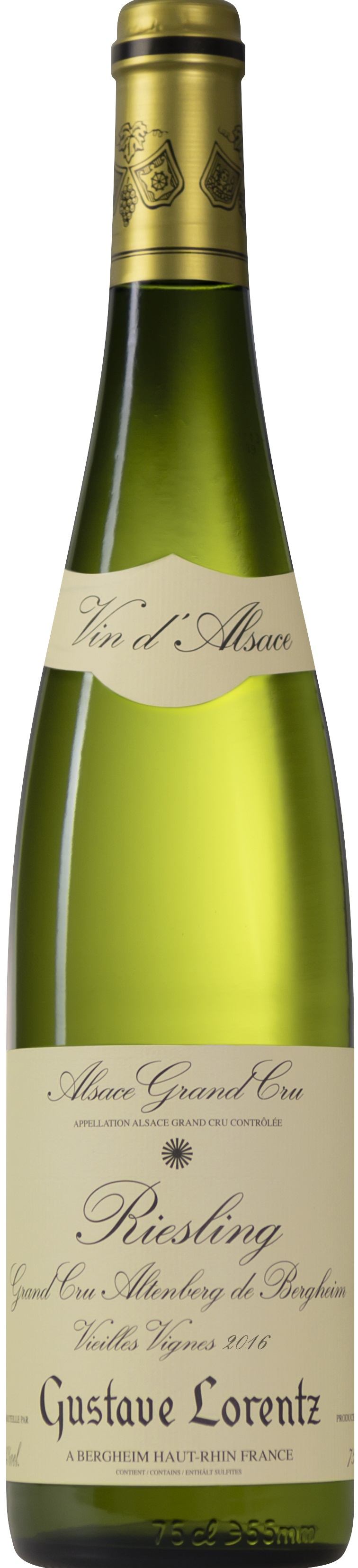 Gustave Lorentz Riesling Grand Cru Altenberg de Bergheim Vieilles Vignes 2016 wine bottle