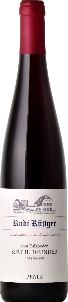 Rudi Rüttger Spätburgunder Vom Kalkboden Pfalz 2024 wine bottle