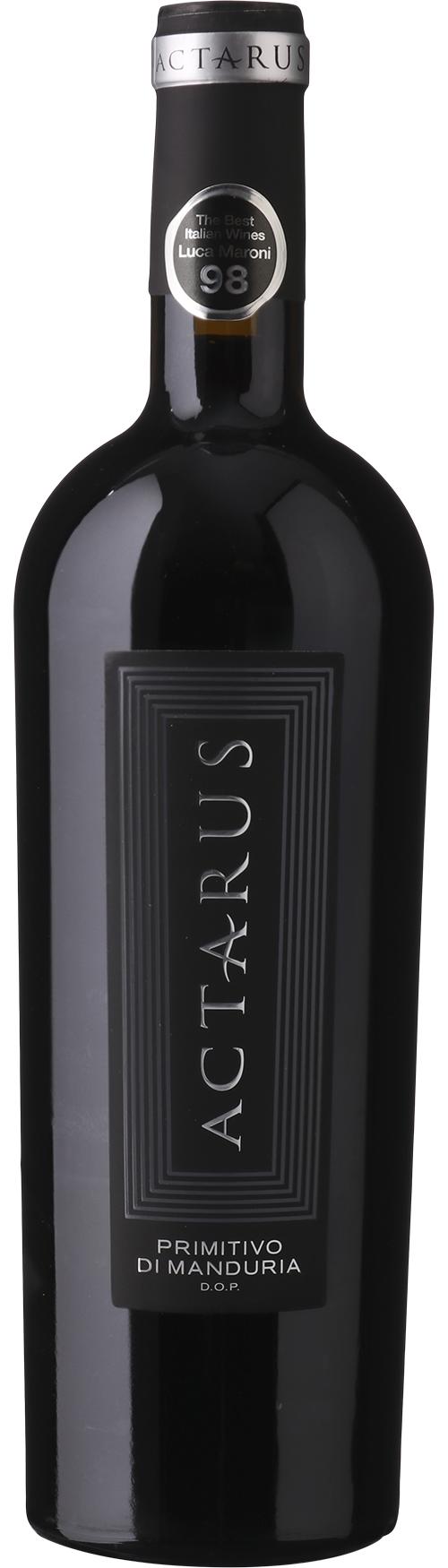 Actarus Primitivo di Manduria DOP wine bottle