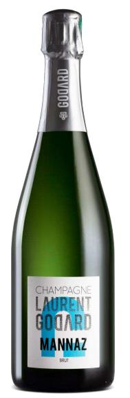 Laurent Godard Champagne Mannaz Brut wine bottle