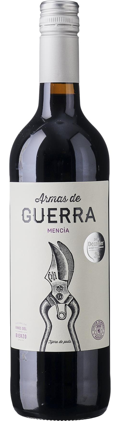 Armas de Guerra Mencía wine bottle