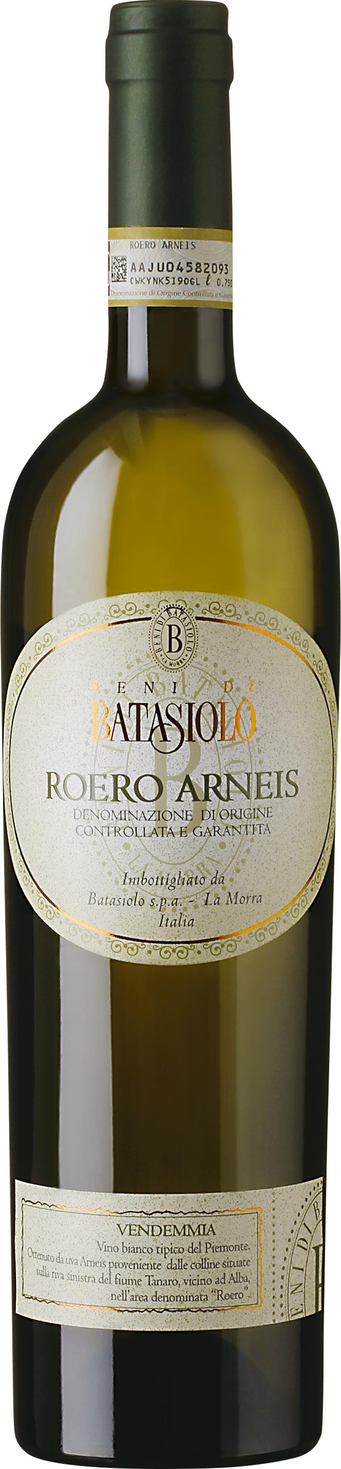 Beni di Batasiolo Roero Arneis DOCG wine bottle