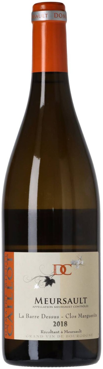 Domaine Caillot Meursault La Barre Dessus - Clos Maguerite 2018 wine bottle