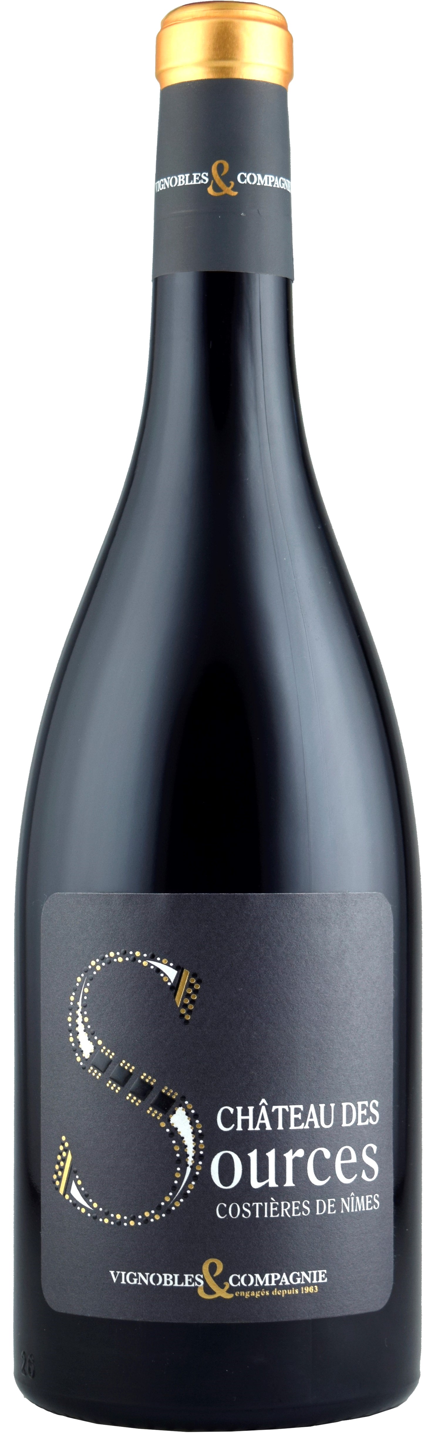 Chateau des Sources Costieres de Nimes Cuvee S 2018 wine bottle